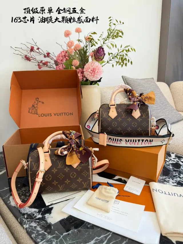 Louis Vuitton Speedy 20 Monogram Canvas Satchel Bag — 20.5 × 13.5 × 12 cm — source photograph 1 of 3