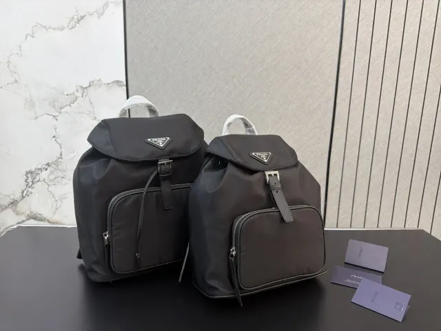 Prada Re-Nylon Backpack — 27 × 32 cm Options — source photograph 1 of 3