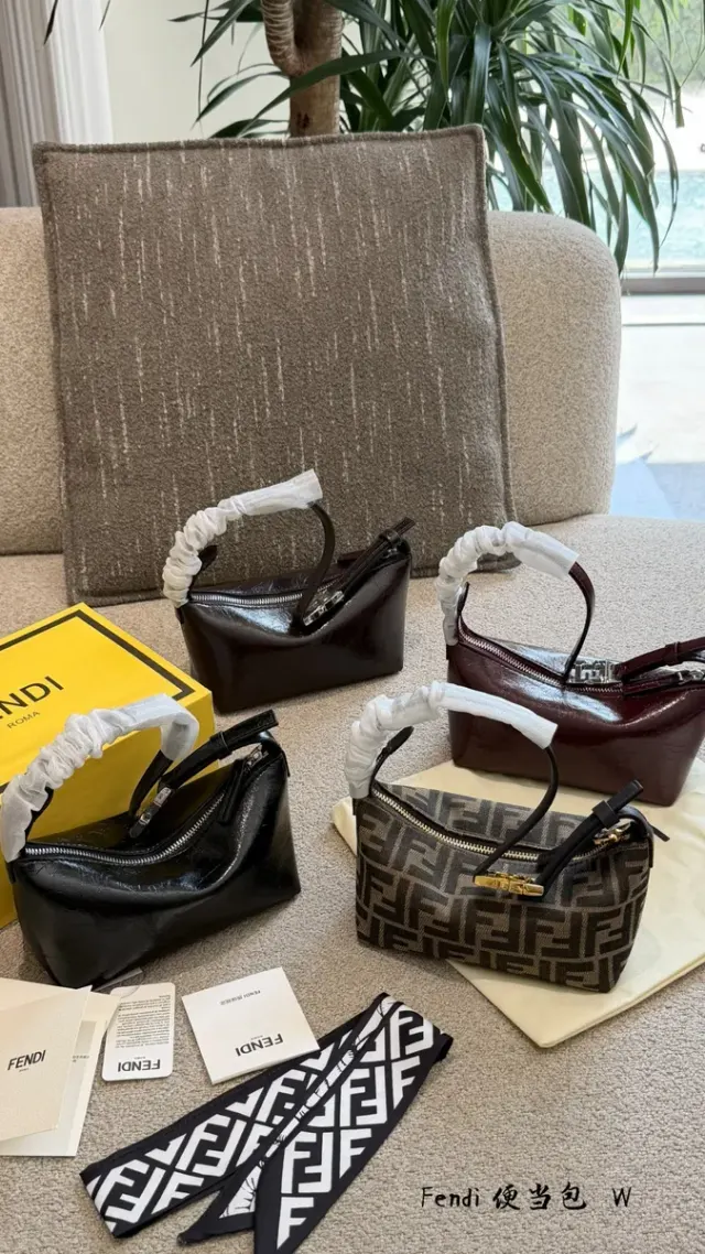 Fendi Baguette Monogram Canvas Shoulder Bag — source photograph 1 of 3