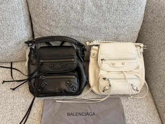 Balenciaga Le City Backpack in Leather — 24 × 24 cm — source photograph 1 of 3