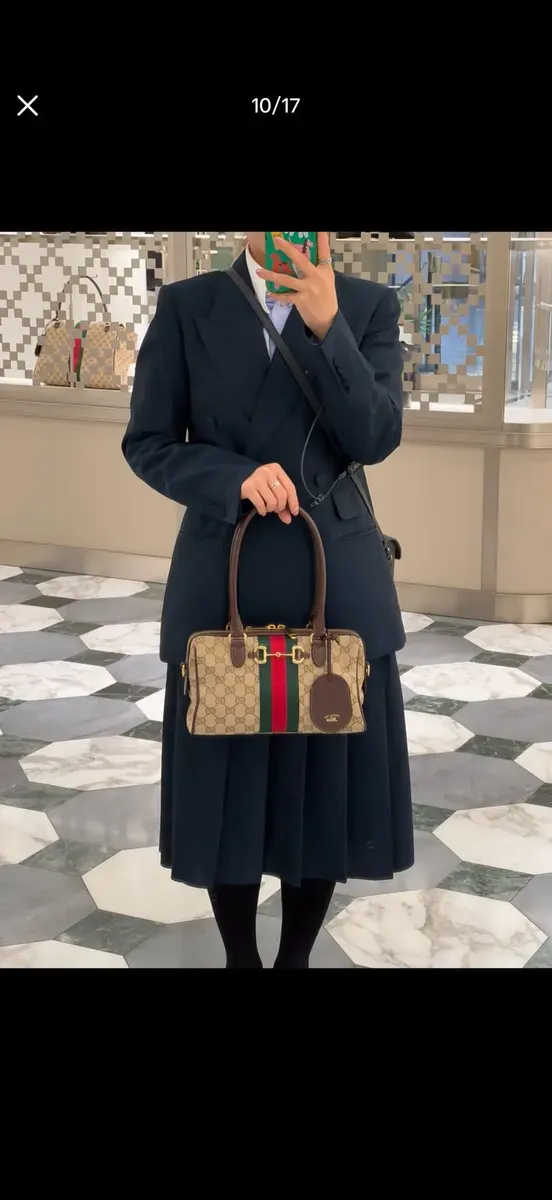 Gucci Satchel Bag in Leather — source photograph 1 of 3