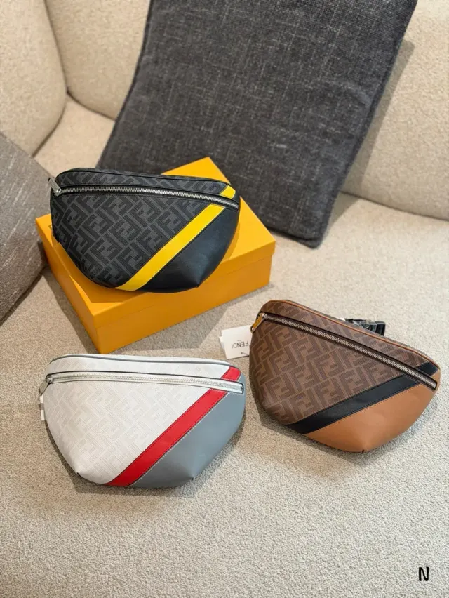Fendi Canvas Printed Belt Bag — 24 × 16 cm — source photograph 1 of 3