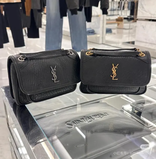 Saint Laurent Niki Mini Bag in Leather — source photograph 1 of 3