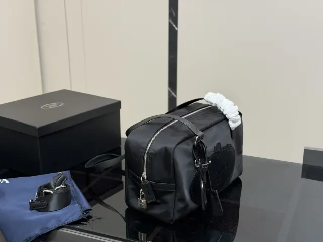 Prada Nylon Shoulder Bag — 33 × 20 cm — source photograph 1 of 3