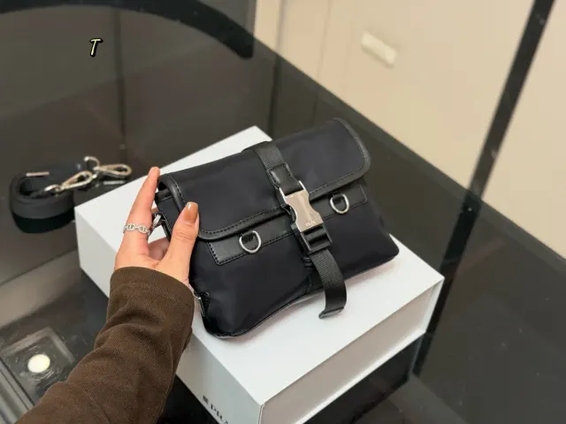 Prada Nylon Handbag — 19 × 15 cm — source photograph 1 of 3