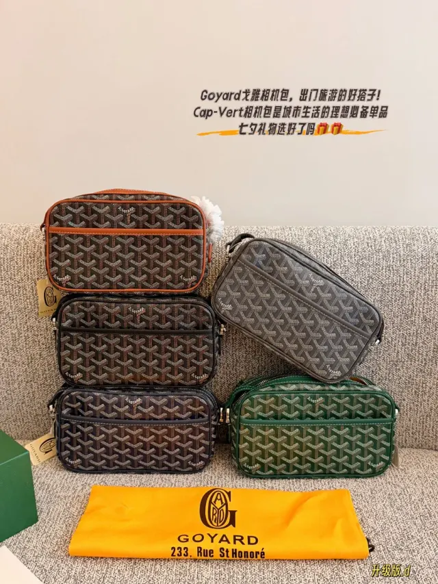 Goyard Camera Bag in Leather — 24 × 14 cm — source photograph 1 of 3