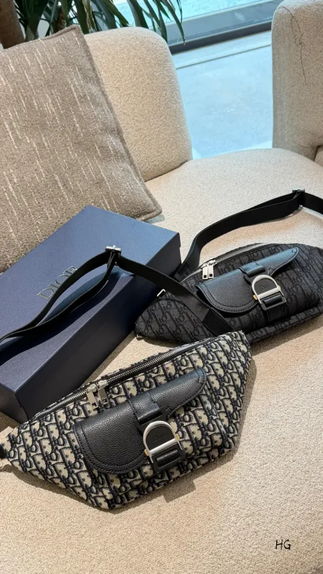 Dior Flap Belt Bag in Leather — source photograph 1 of 3