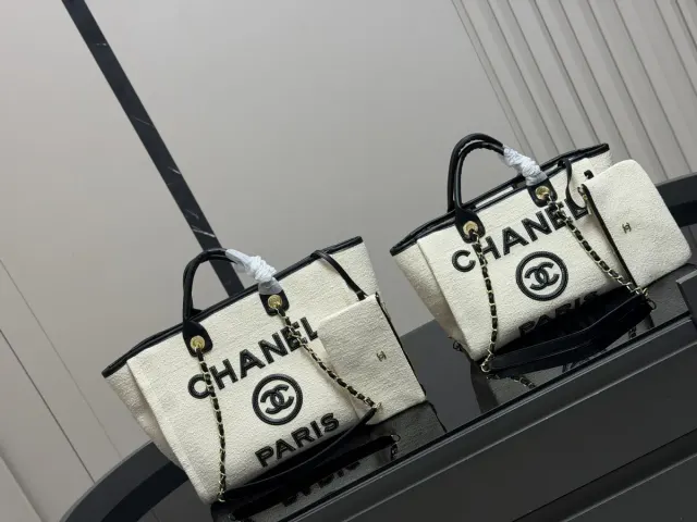 Chanel Denim Handbag — 38 × 30 cm Options — source photograph 1 of 3