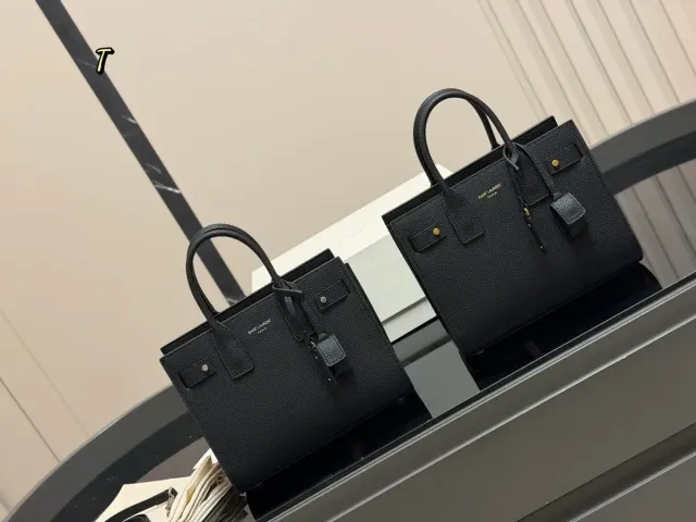 Saint Laurent Sac de Jour Crossbody Bag in Leather — 26 × 21 cm — source photograph 1 of 3