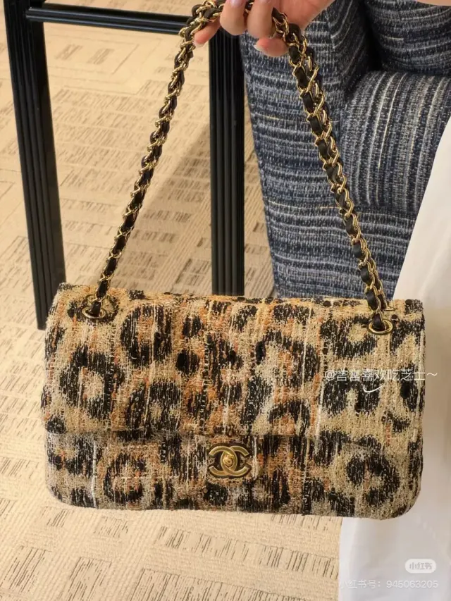 Chanel Maxi Leopard Print Mini Bag in Leather — source photograph 1 of 3