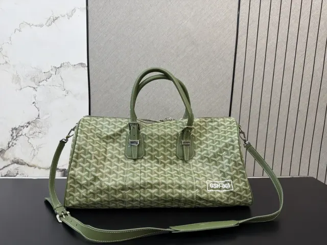 Goyard Monogram Travel Bag in Leather — 48 × 27 cm — source photograph 1 of 3