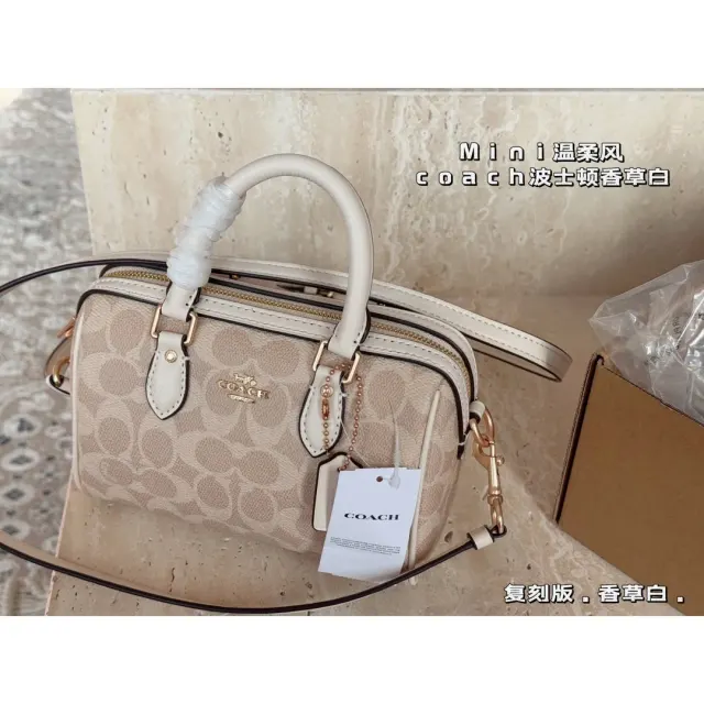 Coach Satchel Bag in Leather Replica — 18 × 12 cm — source photograph 1 of 3