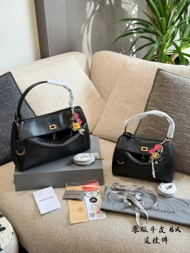 Balenciaga Rodeo Handbag in Leather — 35 cm Options — source photograph 1 of 3