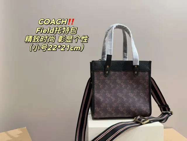 Coach Field Tote Bag in Leather — source photograph 1 of 3