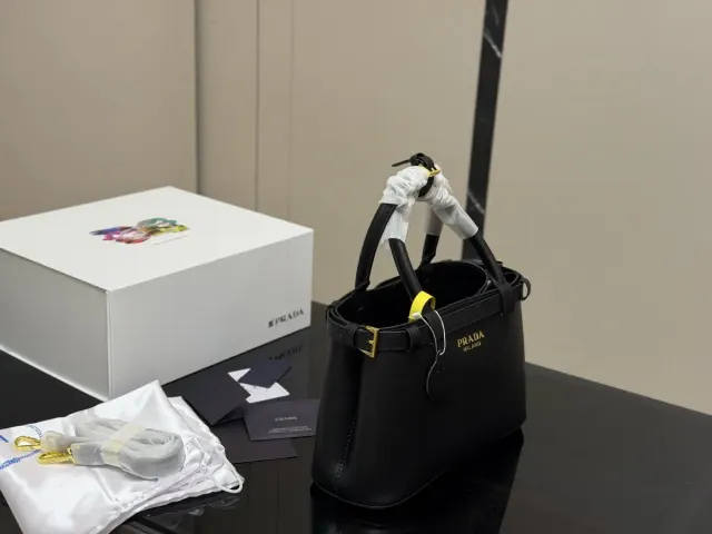 Prada Canvas Handbag — 28 × 18 cm — source photograph 1 of 3