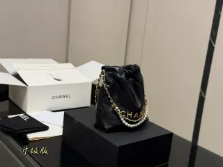 Chanel 22 Mini Bag in Cowhide Leather — 20 × 20 cm — source photograph 1 of 3
