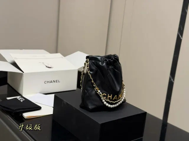 Chanel 22 Mini Bag in Cowhide Leather — 20 × 20 cm — source photograph 1 of 3