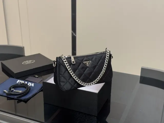 Prada Shoulder Bag in Leather — 23 × 12 cm — source photograph 1 of 3