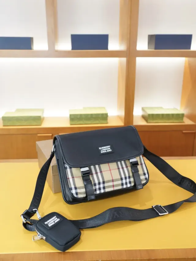 Burberry Backpack in Leather — source photograph 1 of 3