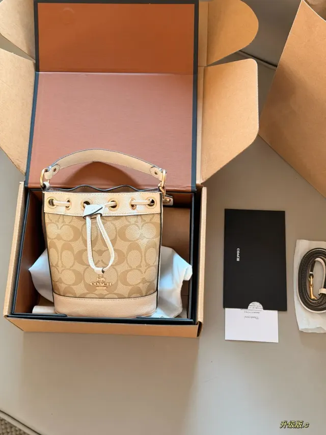 Coach Bucket Bag in Leather — 16 × 16 cm — source photograph 1 of 3