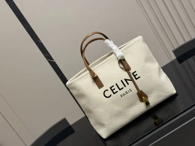 Celine Triomphe Tote Bag in Leather — 39 × 30 cm — source photograph 1 of 3
