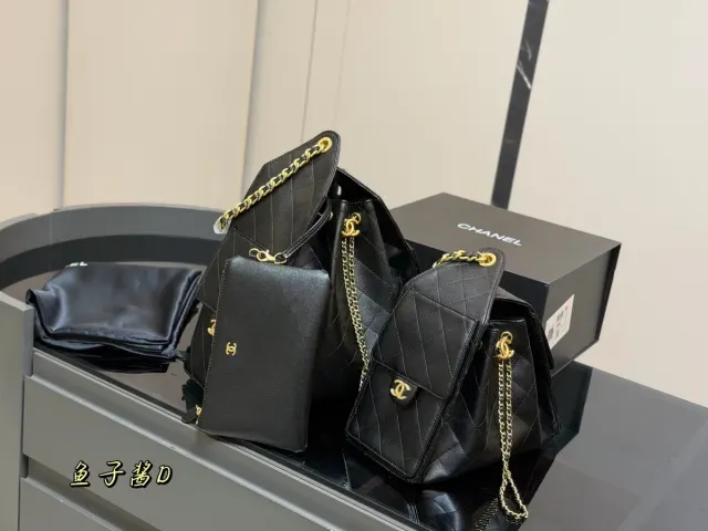 Chanel 25 Shoulder Bag in Leather — 30 cm Options — source photograph 1 of 3