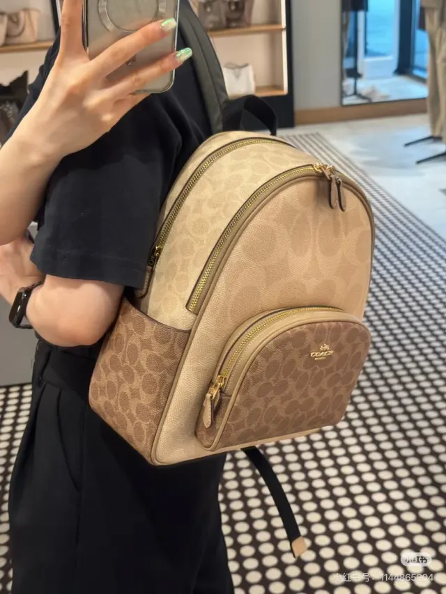 Coach Monogram Backpack in Leather — source photograph 1 of 3
