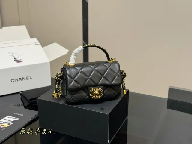 Chanel 19 Mini Bag in Leather — 17 × 12 cm — source photograph 1 of 3