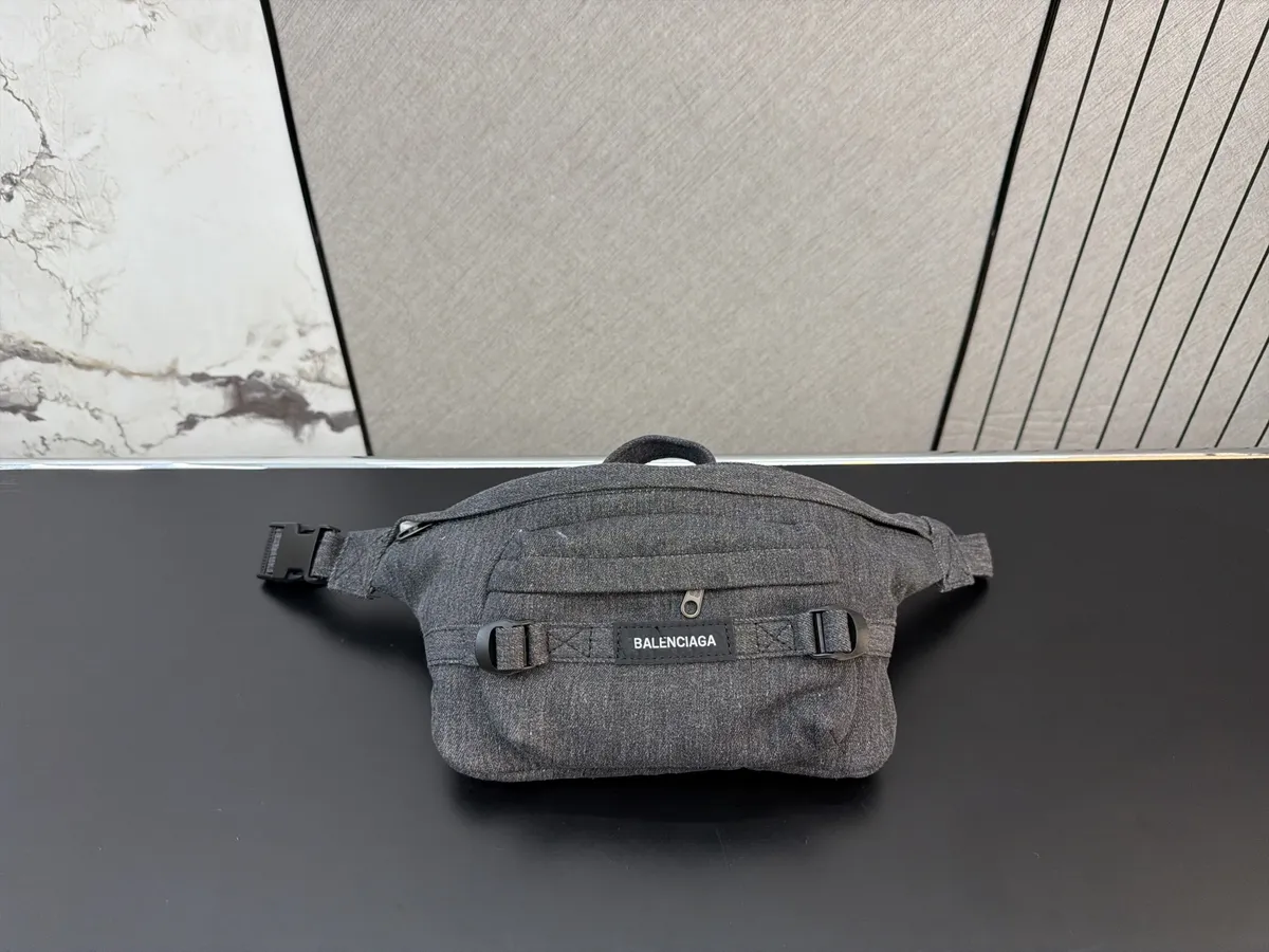 Balenciaga Explorer Nylon Printed Belt Bag - 26 × 16 cm — source photograph 1 of 3
