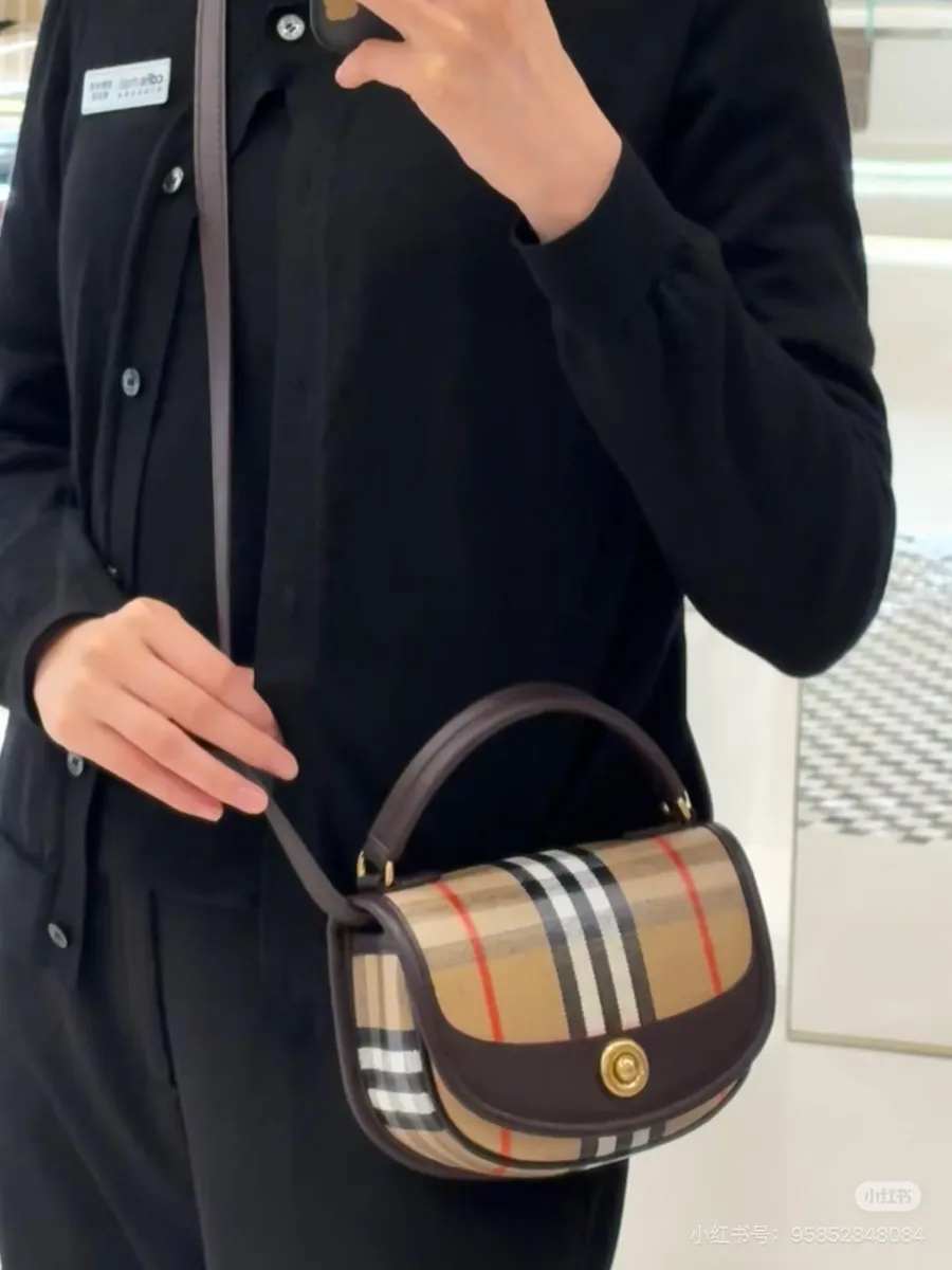 Burberry Check Crossbody Bag — source photograph 1 of 3