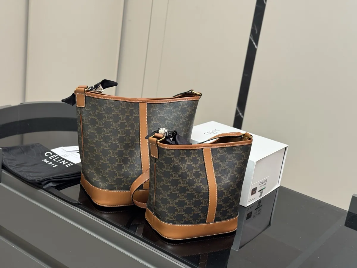 Celine Monogram Bucket Bag - 25 × 27 cm Options — source photograph 1 of 3