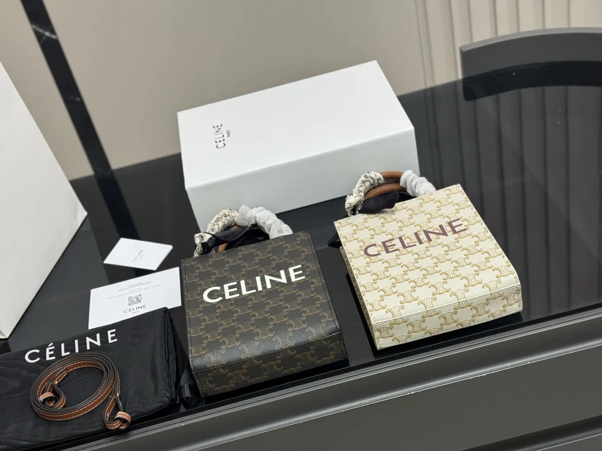 Celine Monogram Mini Bag - 17 × 21 cm — source photograph 1 of 3
