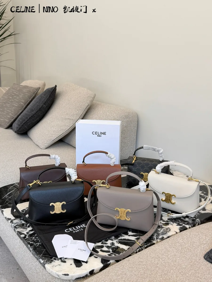 Celine Teen Monogram Crossbody Bag - 20.5 × 13 × 8 cm — source photograph 1 of 3