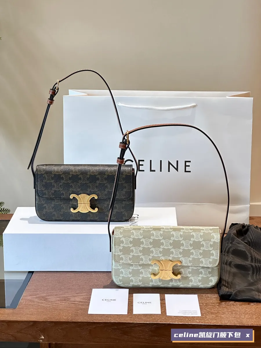 Celine Triomphe Monogram Backpack — source photograph 1 of 3