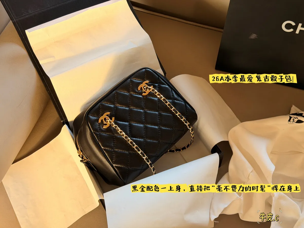 Chanel Chain Handbag - 22 × 17 cm — source photograph 1 of 3