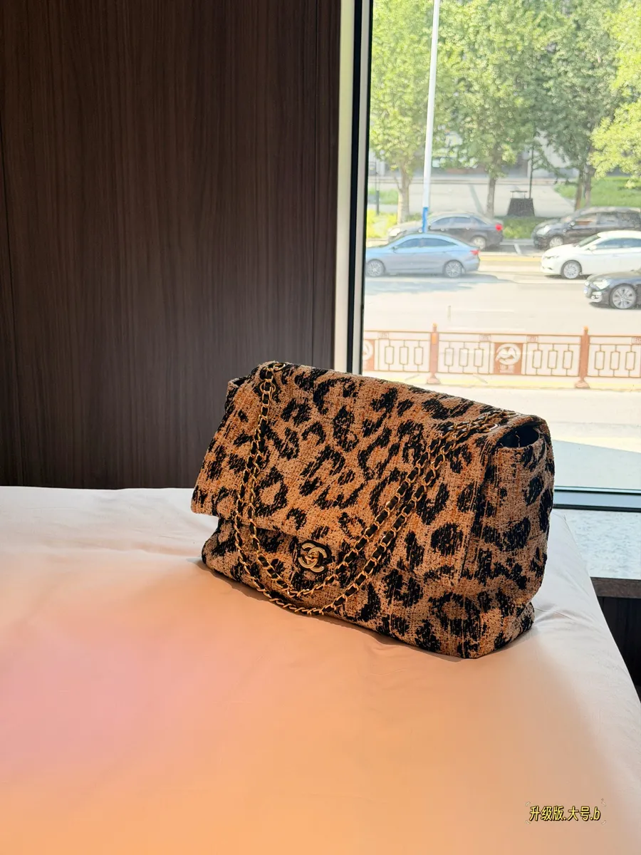 Chanel Classic Flap Leopard Print Printed Mini Bag - 35 × 19 cm Options — source photograph 1 of 3