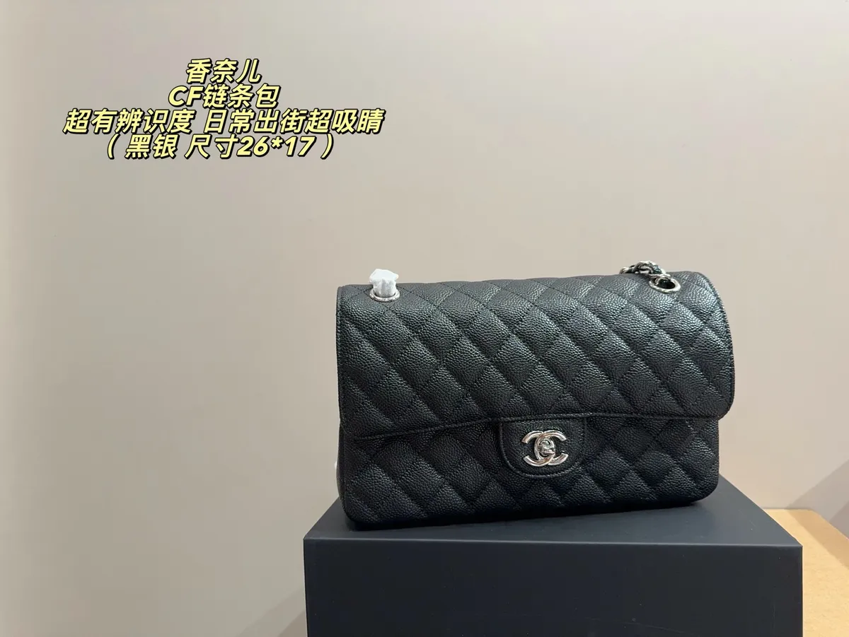 Chanel Classic Flap Quilted Check Crossbody Bag — source photograph 1 of 3