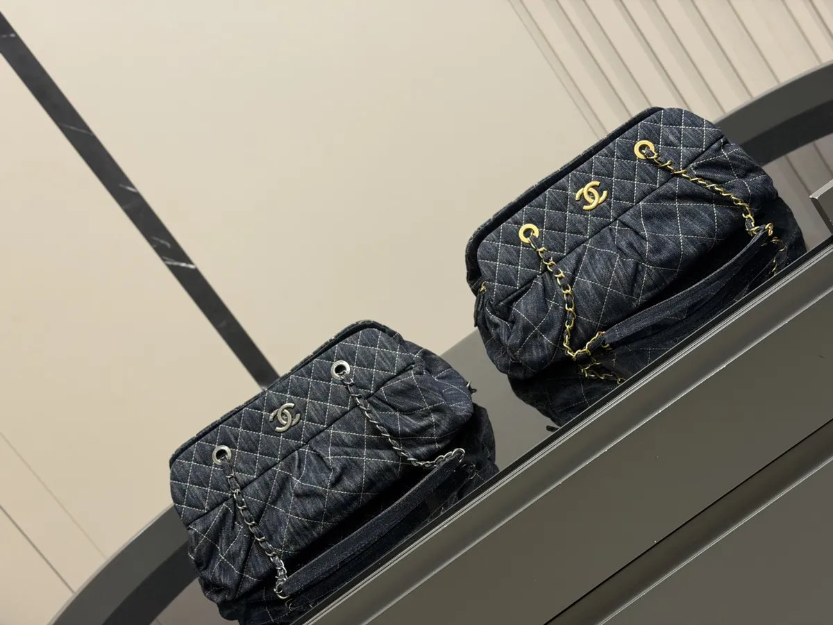 Chanel Quilted Check Handbag - 38 × 20 cm — source photograph 1 of 3