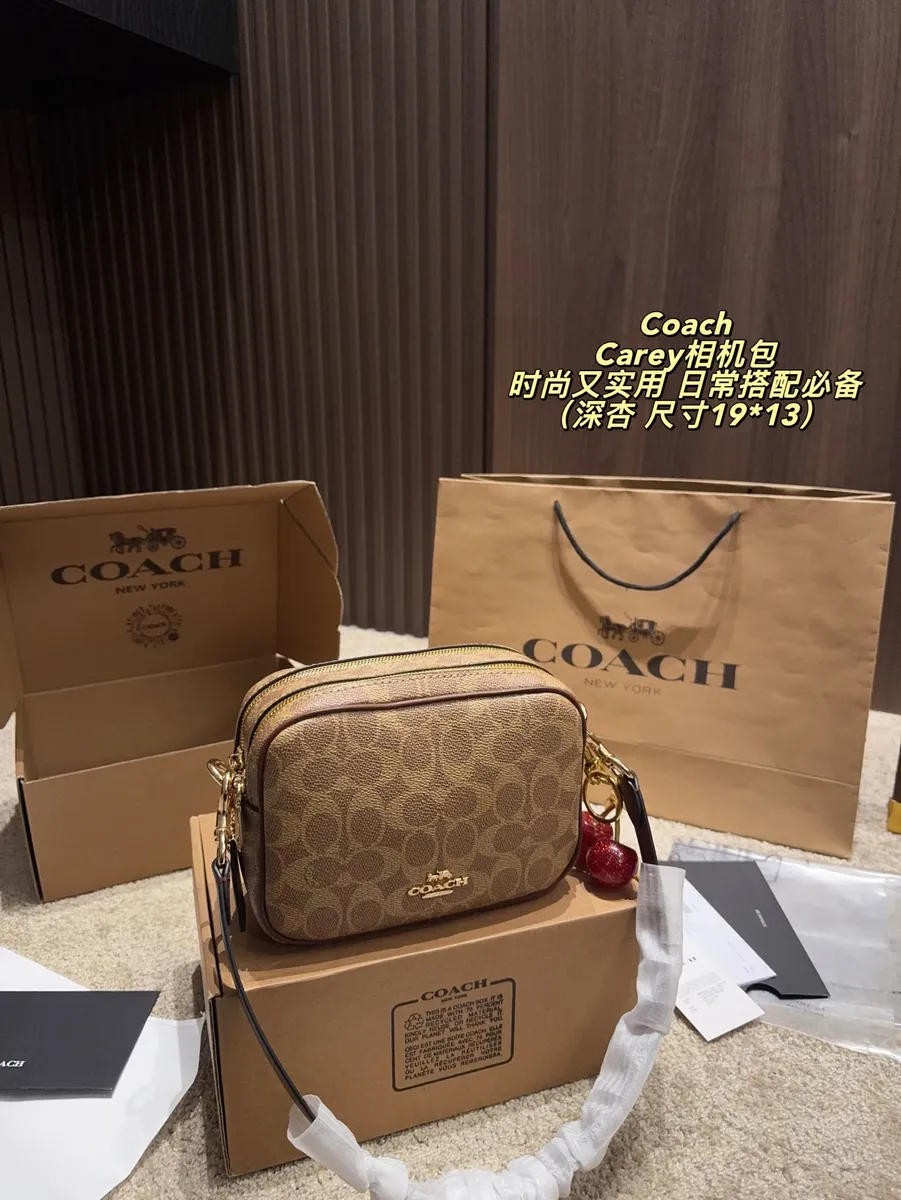 Coach Canvas Camera Bag — source photograph 1 of 3