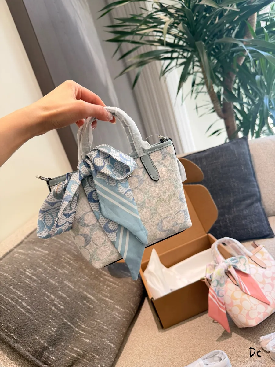 Coach Canvas Printed Top Handle Bag — source photograph 1 of 3