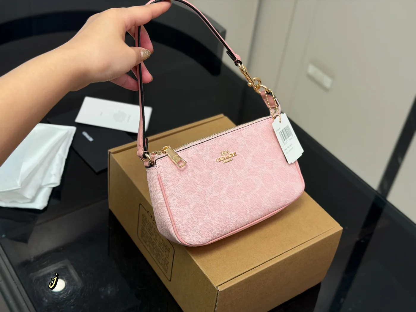 Coach Nolita 19 Shoulder Bag, pink — pink front view