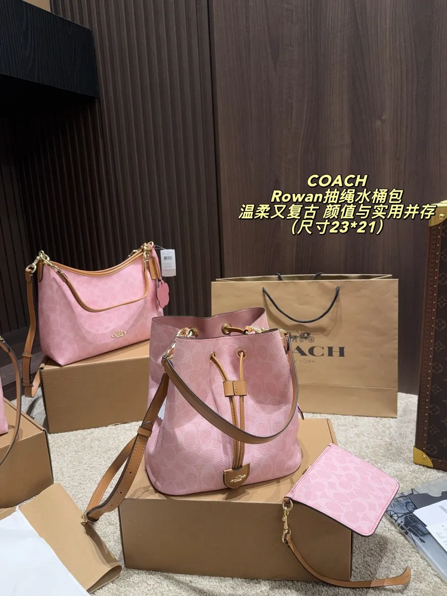 Coach Rowan Drawstring Bucket Bag — source photograph 1 of 3