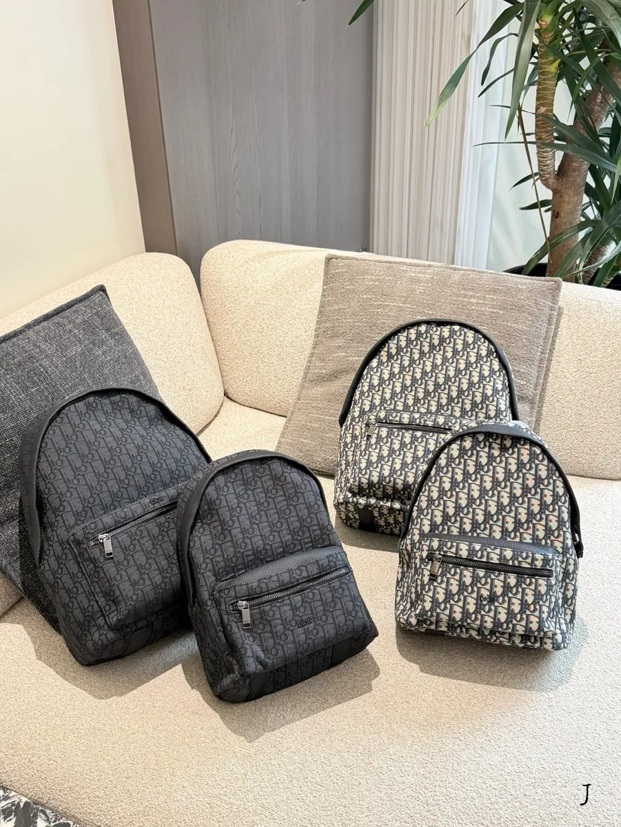 Dior Canvas Monogram Backpack - 30 × 15 × 42 cm — source photograph 1 of 3
