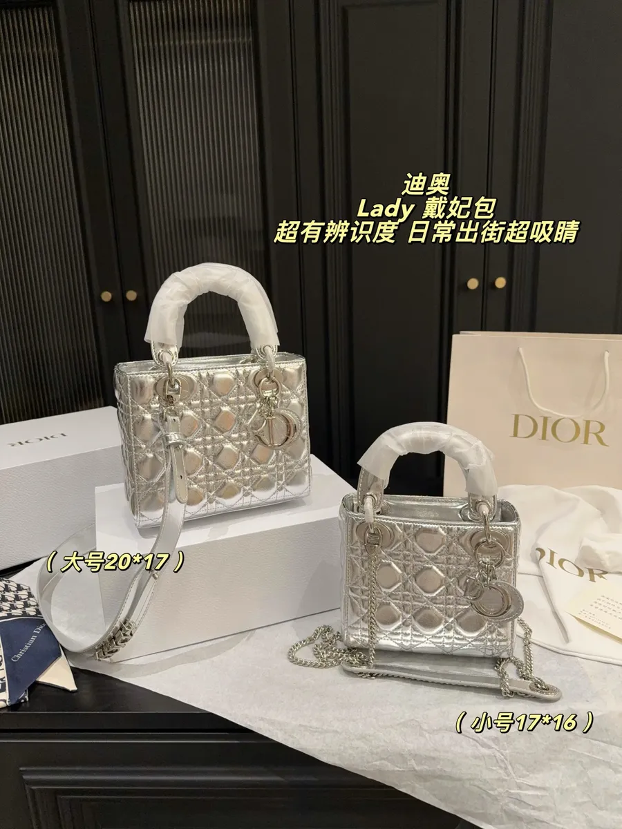 Dior Lady Chain Top Handle Bag — source photograph 1 of 3