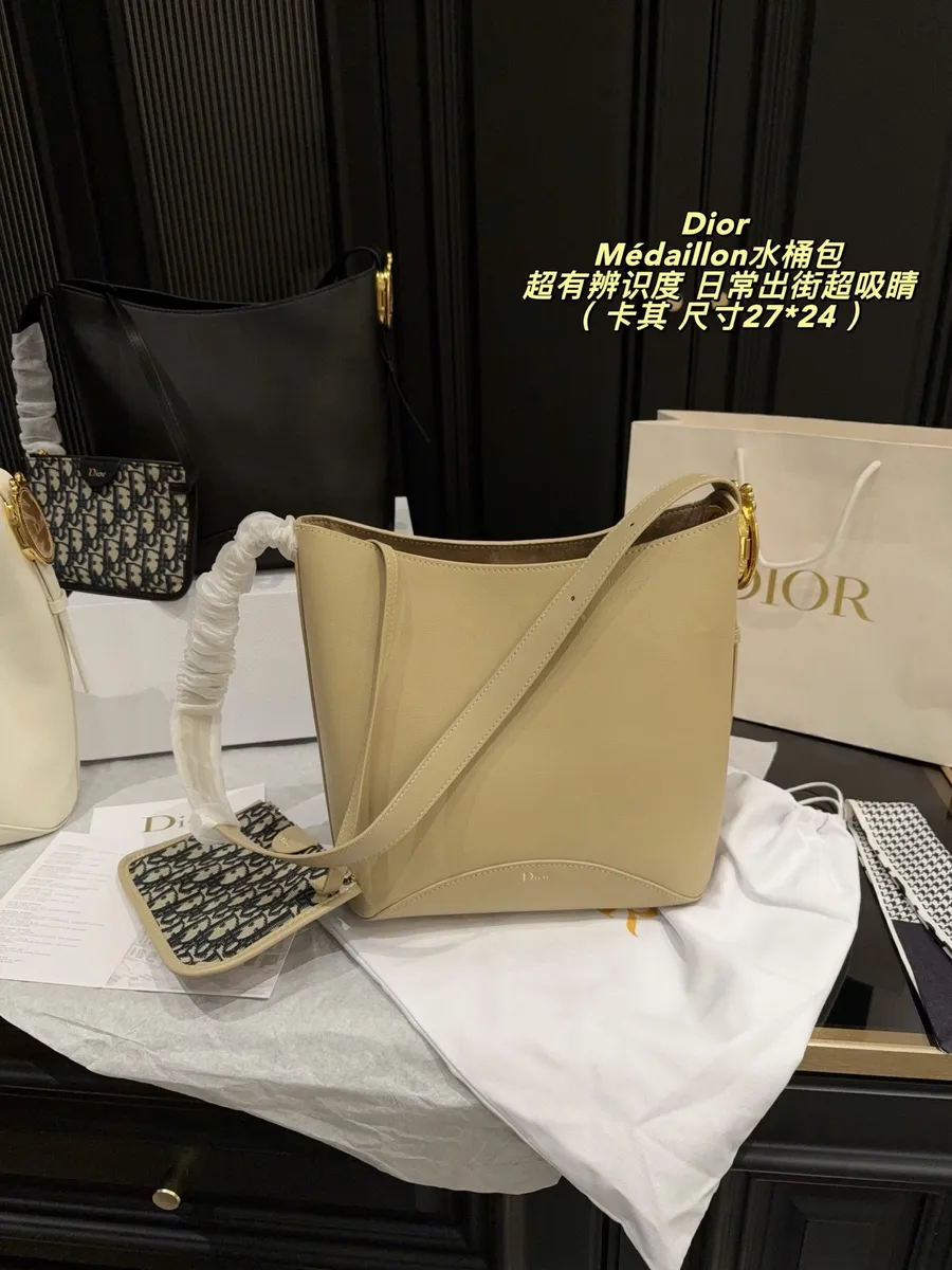 Dior Médaillon Bucket Bag — source photograph 1 of 3