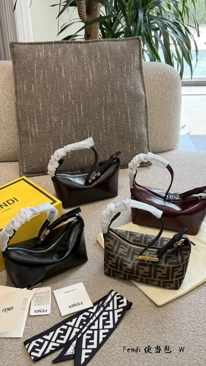 Fendi Baguette Canvas Monogram Shoulder Bag — source photograph 1 of 3