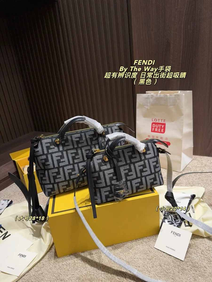 Fendi By The Way Canvas Monogram Satchel Bag — source photograph 1 of 3