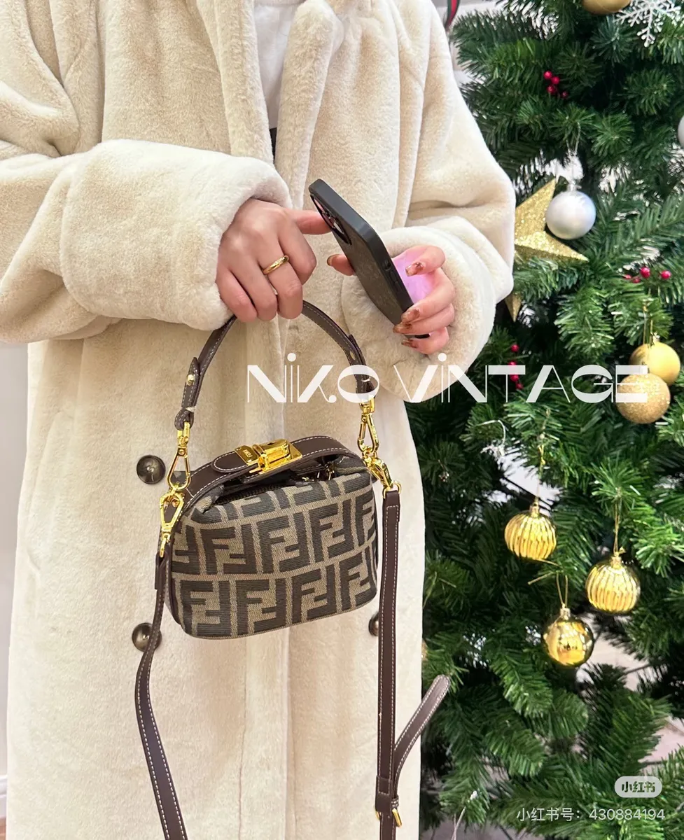 Fendi Denim Monogram Crossbody Bag — source photograph 1 of 3