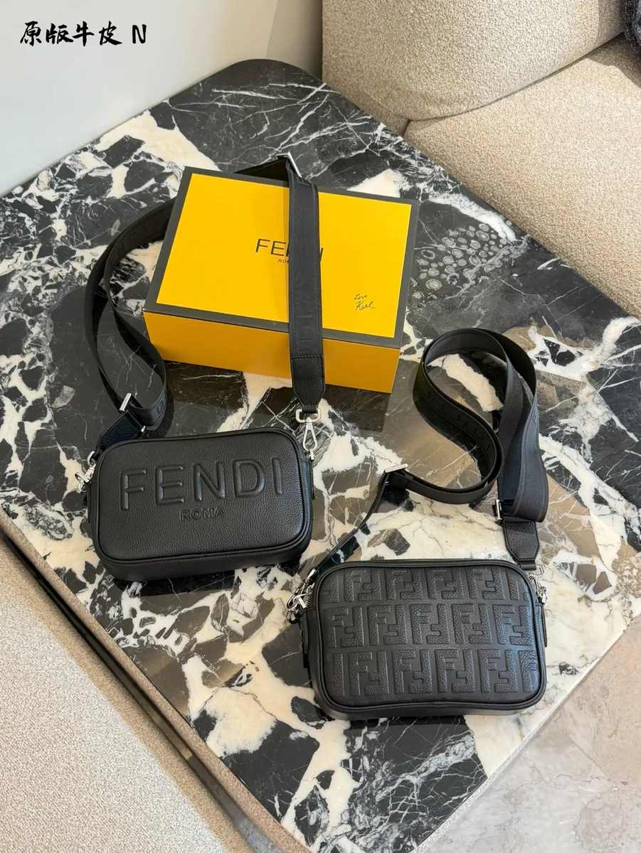 Fendi Nylon Monogram Camera Bag - 15 × 22 × 4.5 cm — source photograph 1 of 3