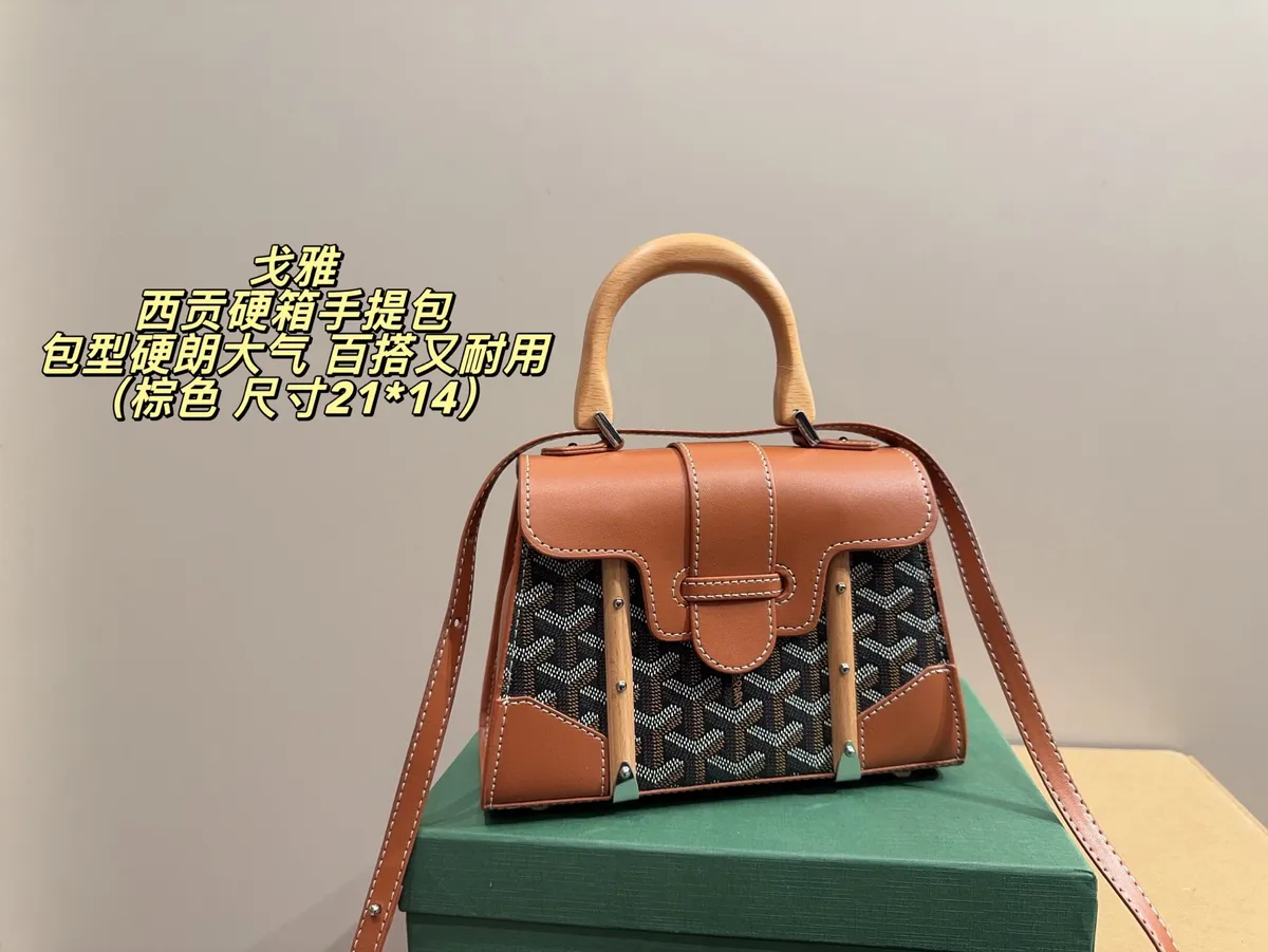 Goyard Studded Top Handle Bag — source photograph 1 of 3
